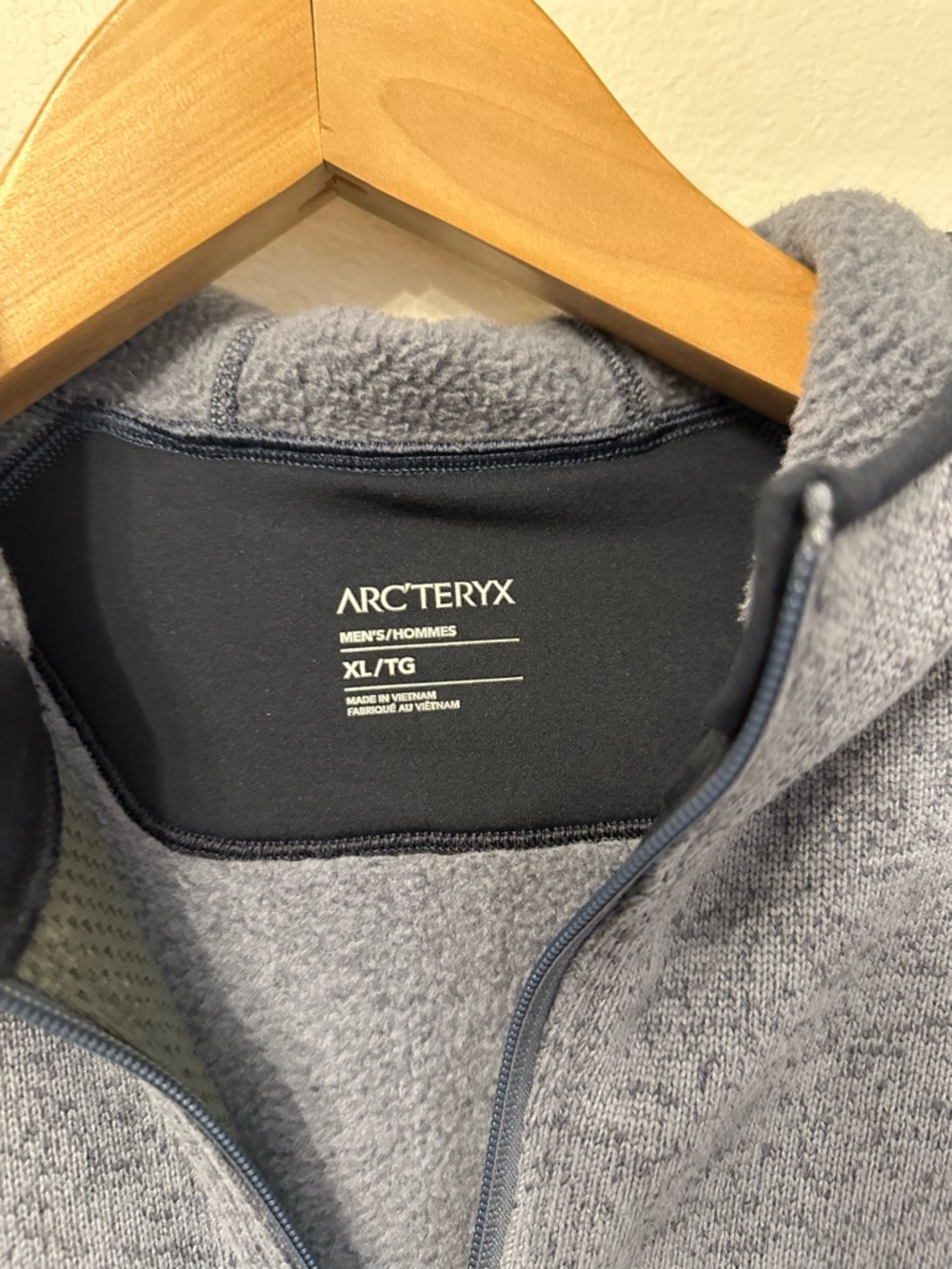 Arc'teryx Full-Zip Hooded Fleece Jacket Zip Up Sweatshirt - Picture 3 of 6
